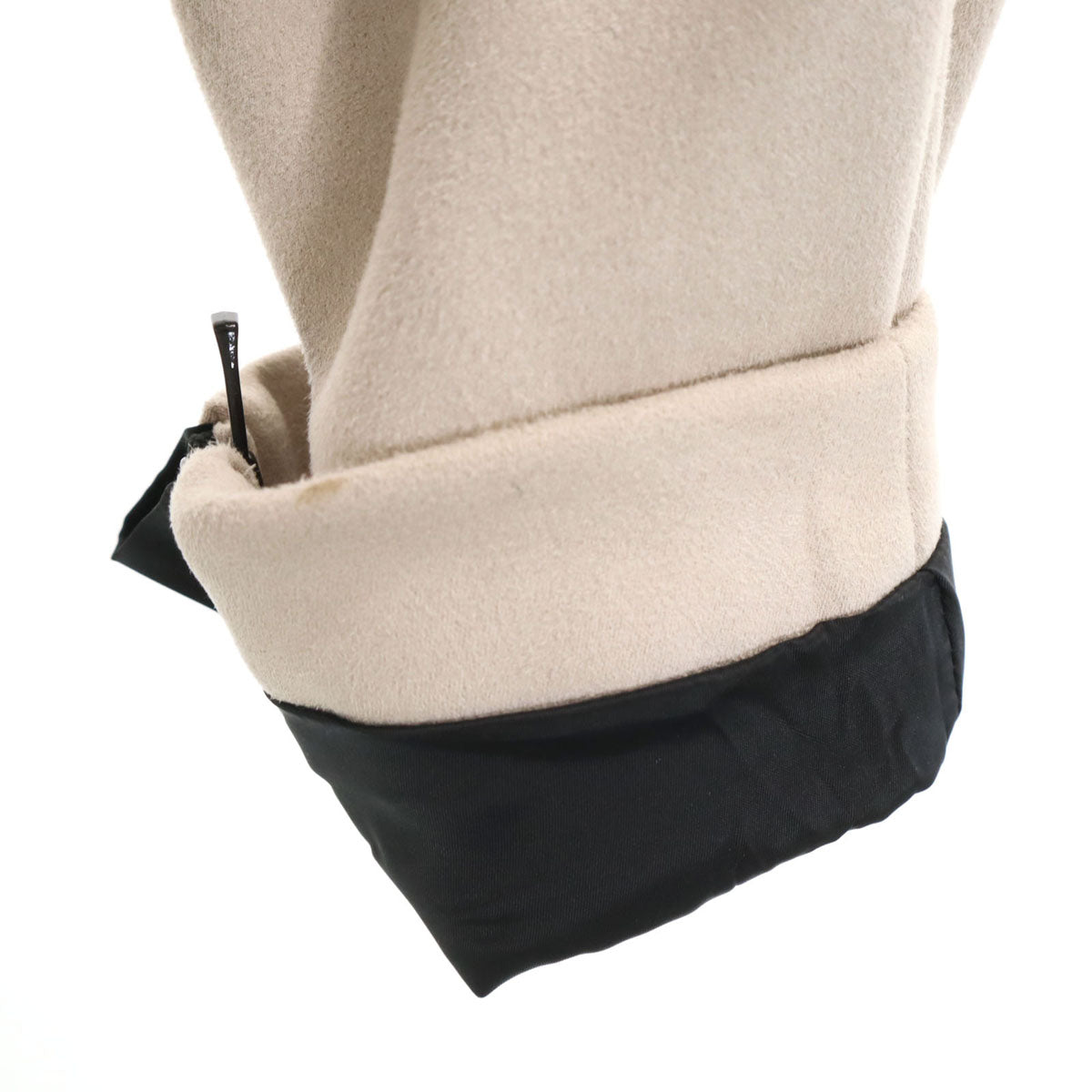 AOURE アウール ポンチェスエード シングルライダースジャケット M グレージュ メンズ