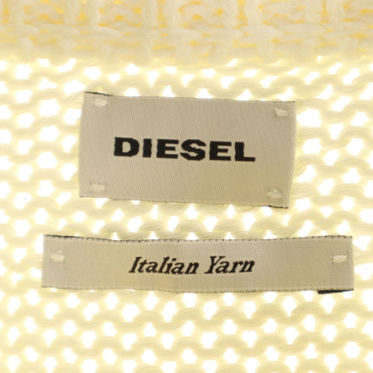 未使用 DIESEL ディーゼル スター 長袖 セーター S オフホワイト レディース