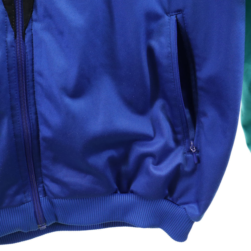 adidas アディダス 80s ヴィンテージ 万国旗タグ マルチカラー トレフォイルロゴ トラックジャケット 7 グリーン メンズ