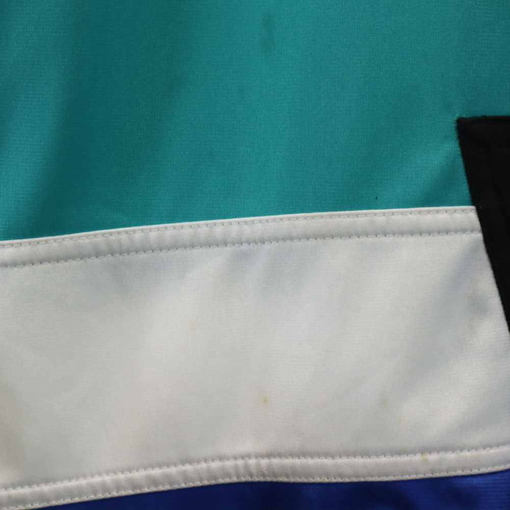 adidas アディダス 80s ヴィンテージ 万国旗タグ マルチカラー トレフォイルロゴ トラックジャケット 7 グリーン メンズ