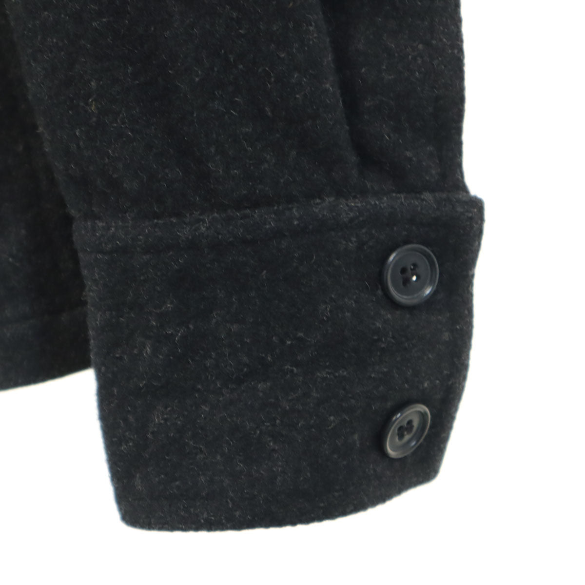 CoSTUME HOMME コスチュームオム イタリア製 メルトン ジャケット 50 ブラック メンズ