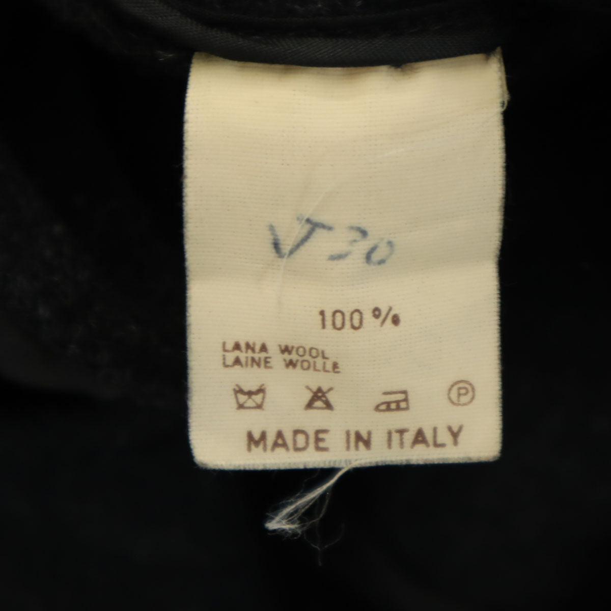 CoSTUME HOMME コスチュームオム イタリア製 メルトン ジャケット 50 ブラック メンズ