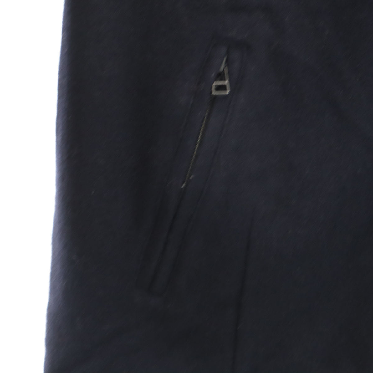 To b. by agns b トゥービーバイアニエスベー 羊革レザー切替 メルトン ダブルライダースジャケット 36 ネイビー 裏キルティング 中綿 レディース