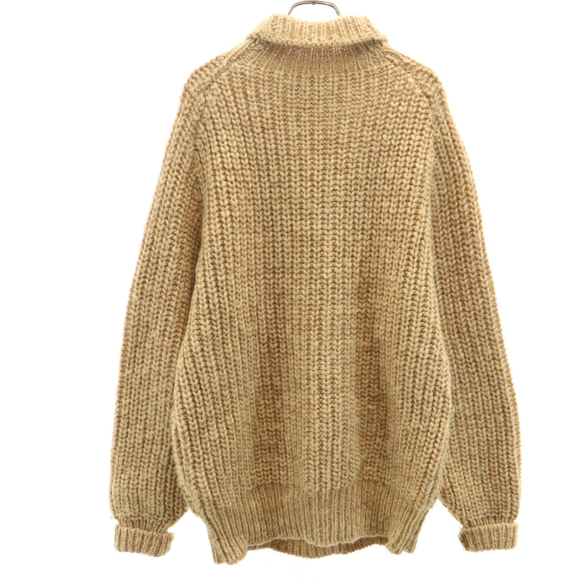 Alan Paine アランペイン 80s 90s イングランド製 オールド 長袖 タートルネック セーター 46 ベージュ ニット メンズ