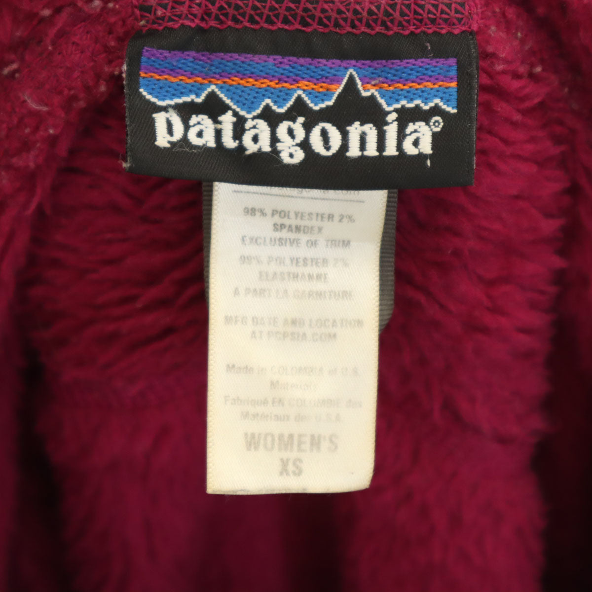 patagonia パタゴニア フリースジャケット XS パープル系 25706 レディース