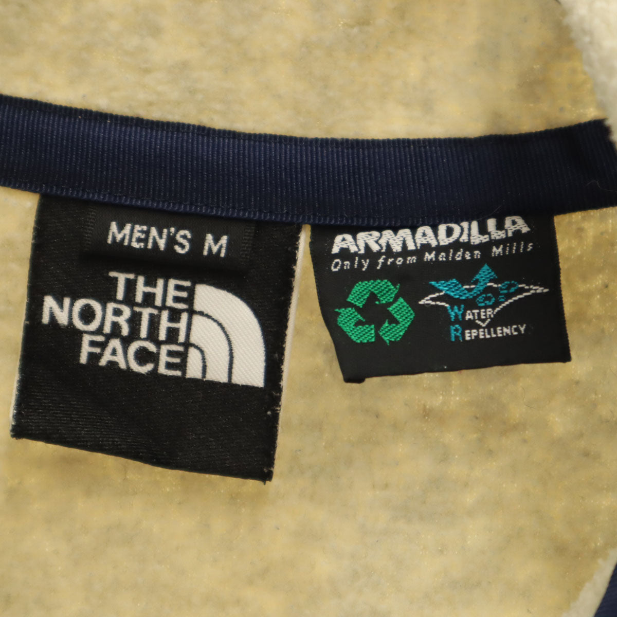 THE NORTH FACE ノースフェイス ハーフボタン フリースジャケット M アイボリー系 NA-3288 プルオーバー メンズ