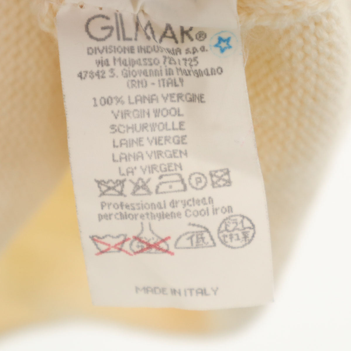 ICEBERG HISTORY アイスバーグ ヒストリー DISNEY ディズニー コラボ イタリア製 ミッキーマウス 長袖 セーター 42 アイボリー ニット メンズ