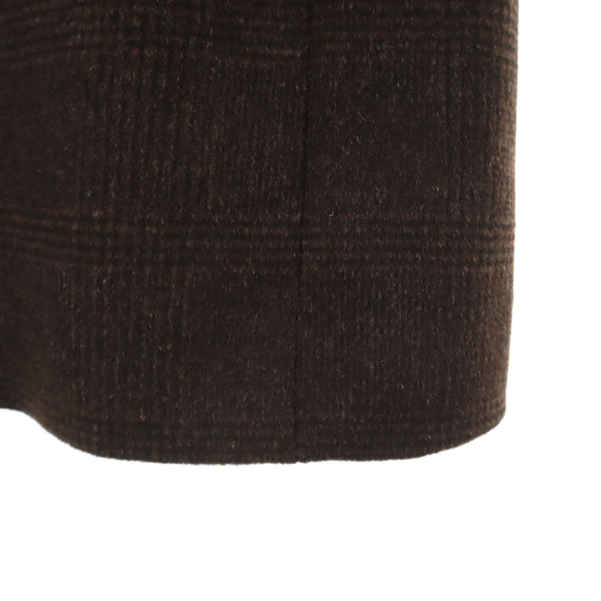 BLACK LABEL CRESTBRIDGE ブラックレーベルクレストブリッジ チェック柄 ウールコート L ブラウン メンズ