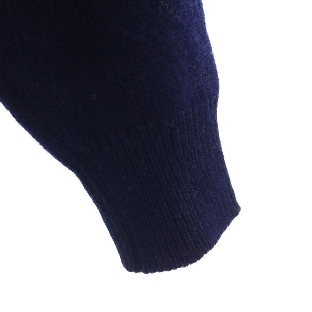 agnes b. homme アニエスベーオム スコットランド製 長袖 セーター 44 ネイビー ニット メンズ