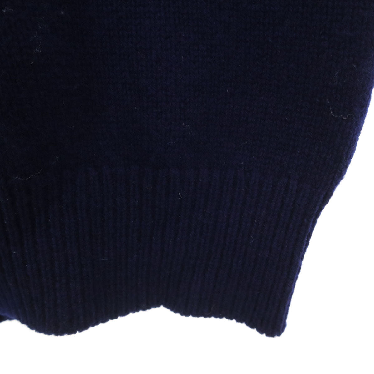 agnes b. homme アニエスベーオム スコットランド製 長袖 セーター 44 ネイビー ニット メンズ