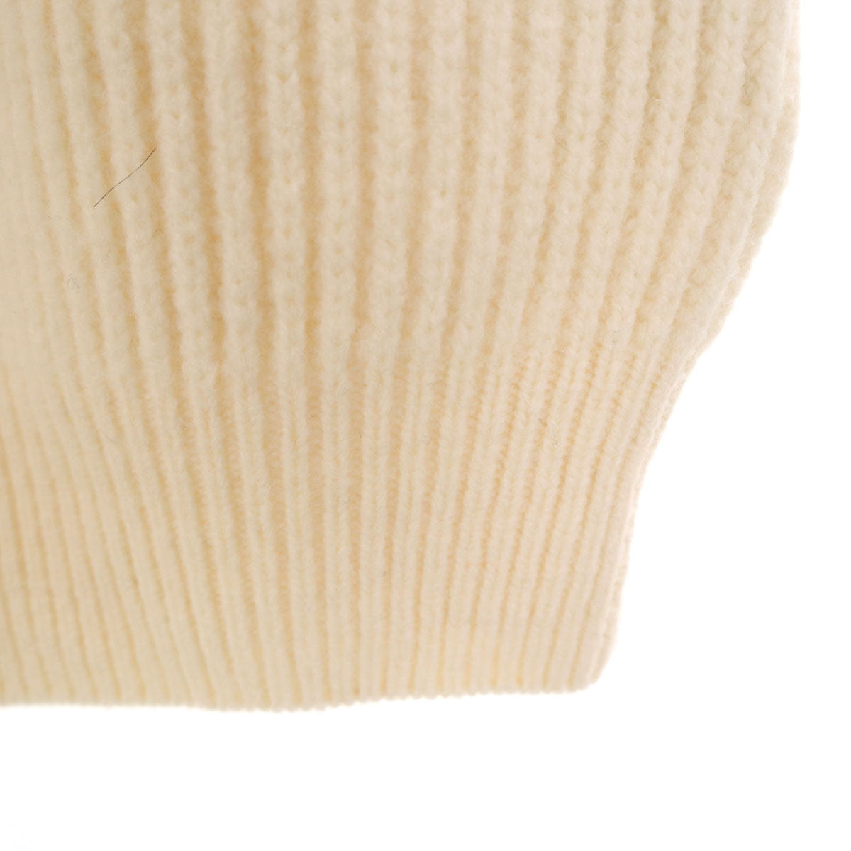 美品 TOMORROWLAND tricot トゥモローランドトリコ 長袖 モックネック セーター S アイボリー ニット レディース