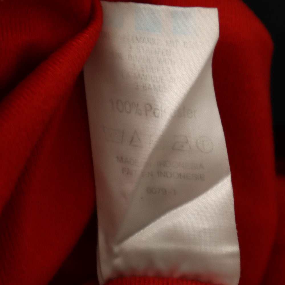 adidas アディダス 80s ヴィンテージ 万国旗タグ マルチカラー トレフォイルロゴ トラックジャケット M フード欠損 メンズ