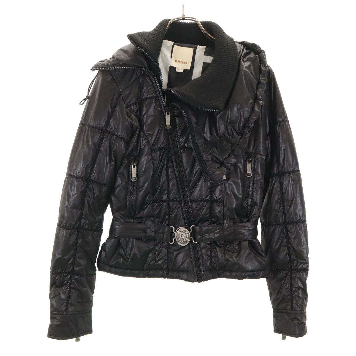 DIESEL ディーゼル 中綿ジャケット S ブラック レディース