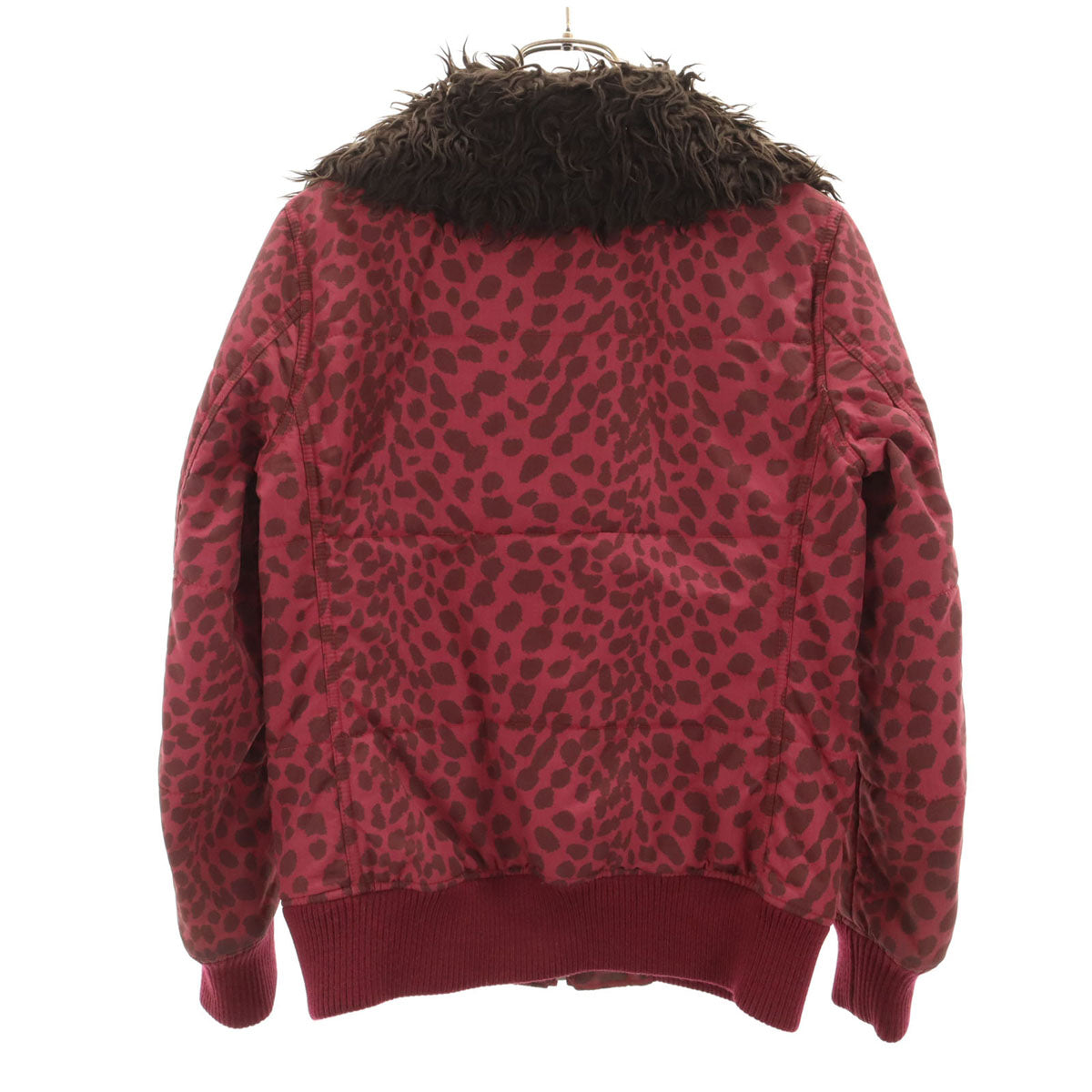 HYSTERIC ヒステリック 日本製 中綿ジャケット F バーガンディ ヒステリックグラマー レディース