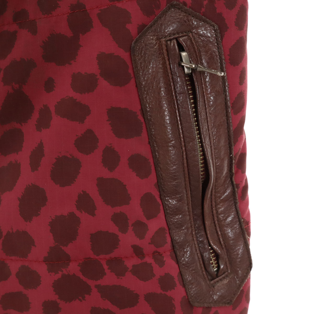 HYSTERIC ヒステリック 日本製 中綿ジャケット F バーガンディ ヒステリックグラマー レディース