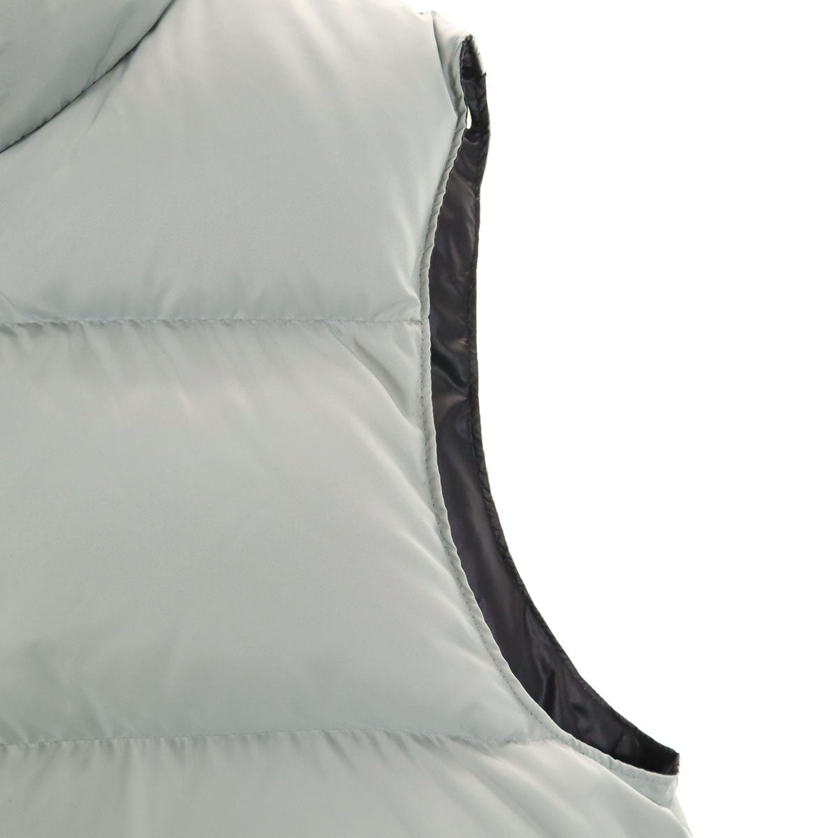 美品 mind マインド 日本製 ダウンベスト XL ライトグレー メンズ