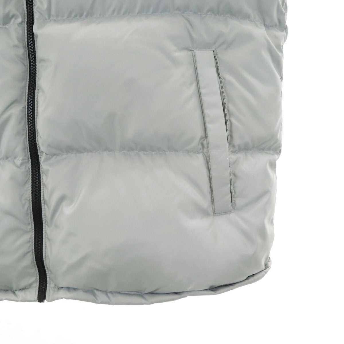 美品 mind マインド 日本製 ダウンベスト XL ライトグレー メンズ