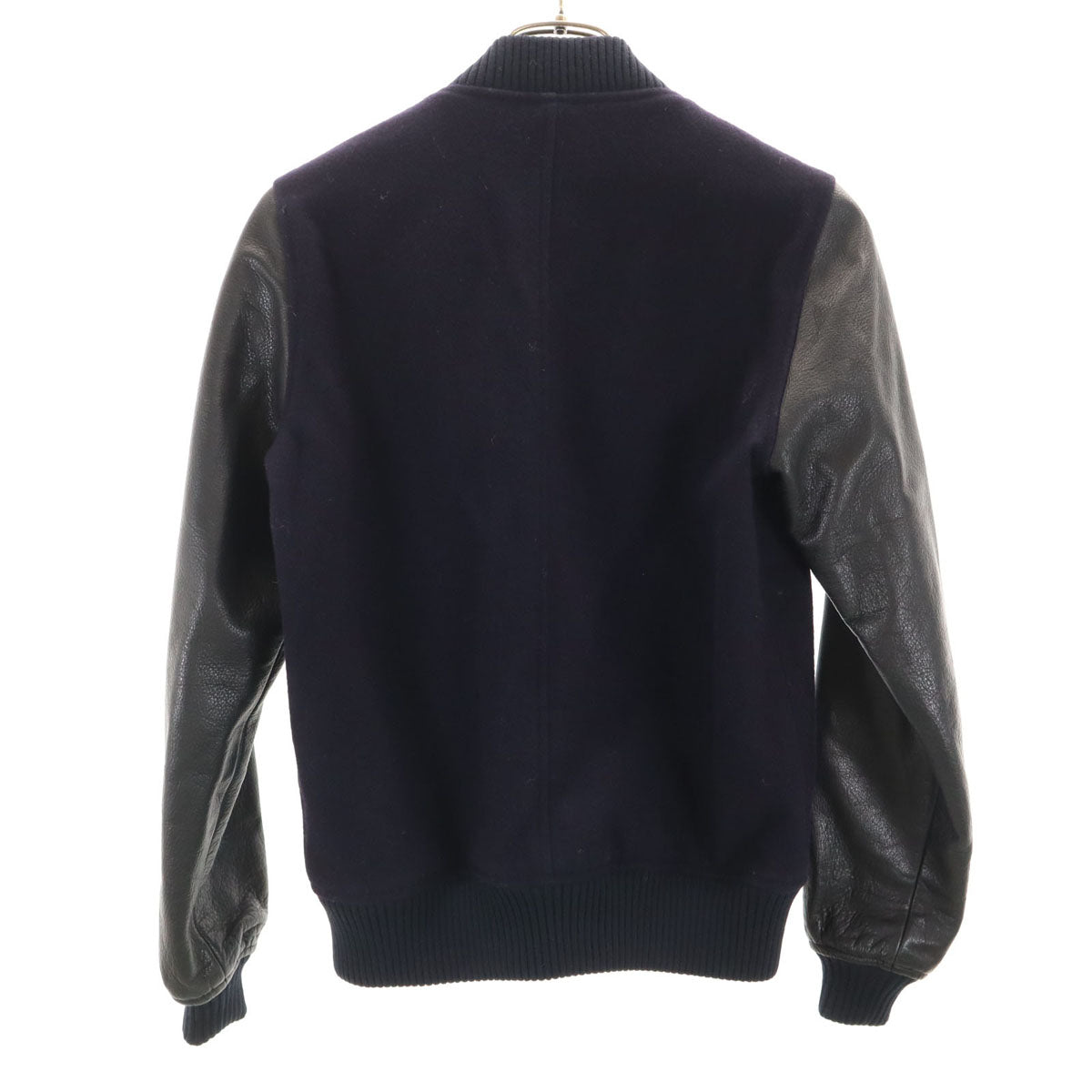 A.P.C. アーペーセー スタジャン XS ネイビー 袖レザー レディース