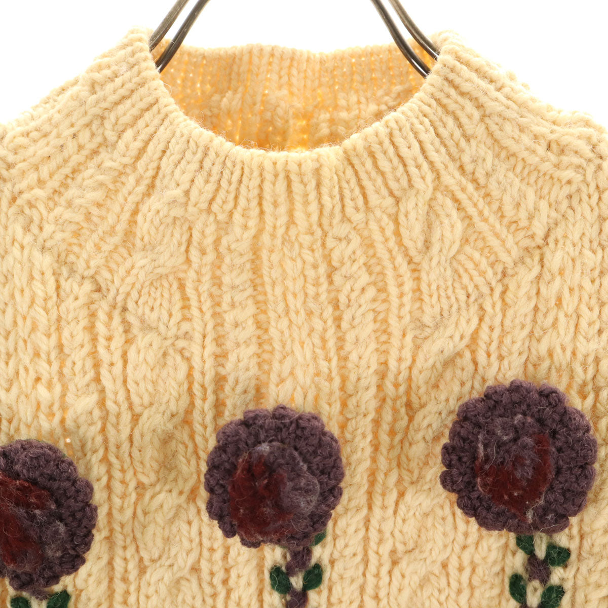 PINK HOUSE ピンクハウス ウール 長袖 セーター イエロー系 ニット レディース