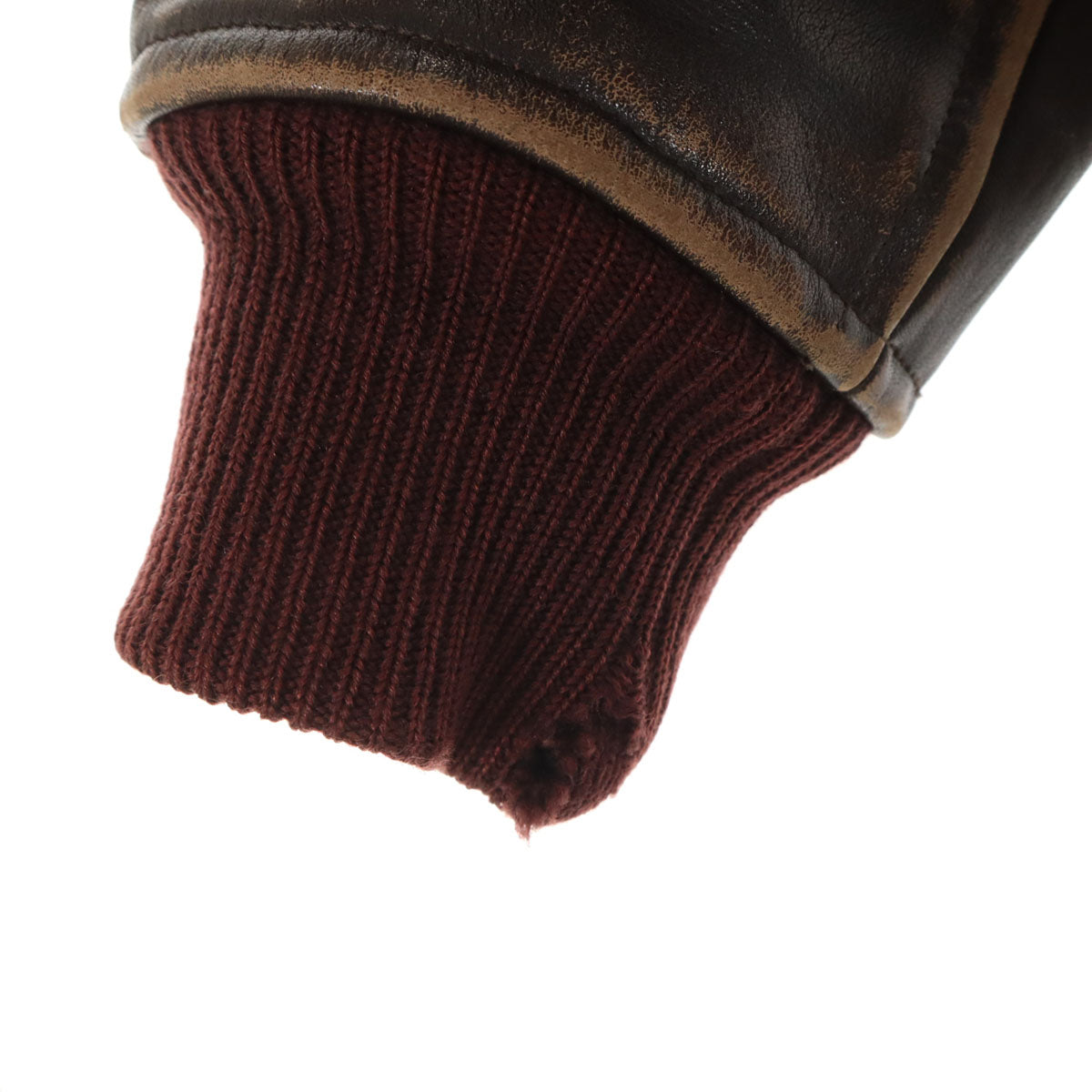 Paul Smith JEANS ポールスミスジーンズ スタジャン L ブラウン系 ハリスツイード 袖レザー メンズ