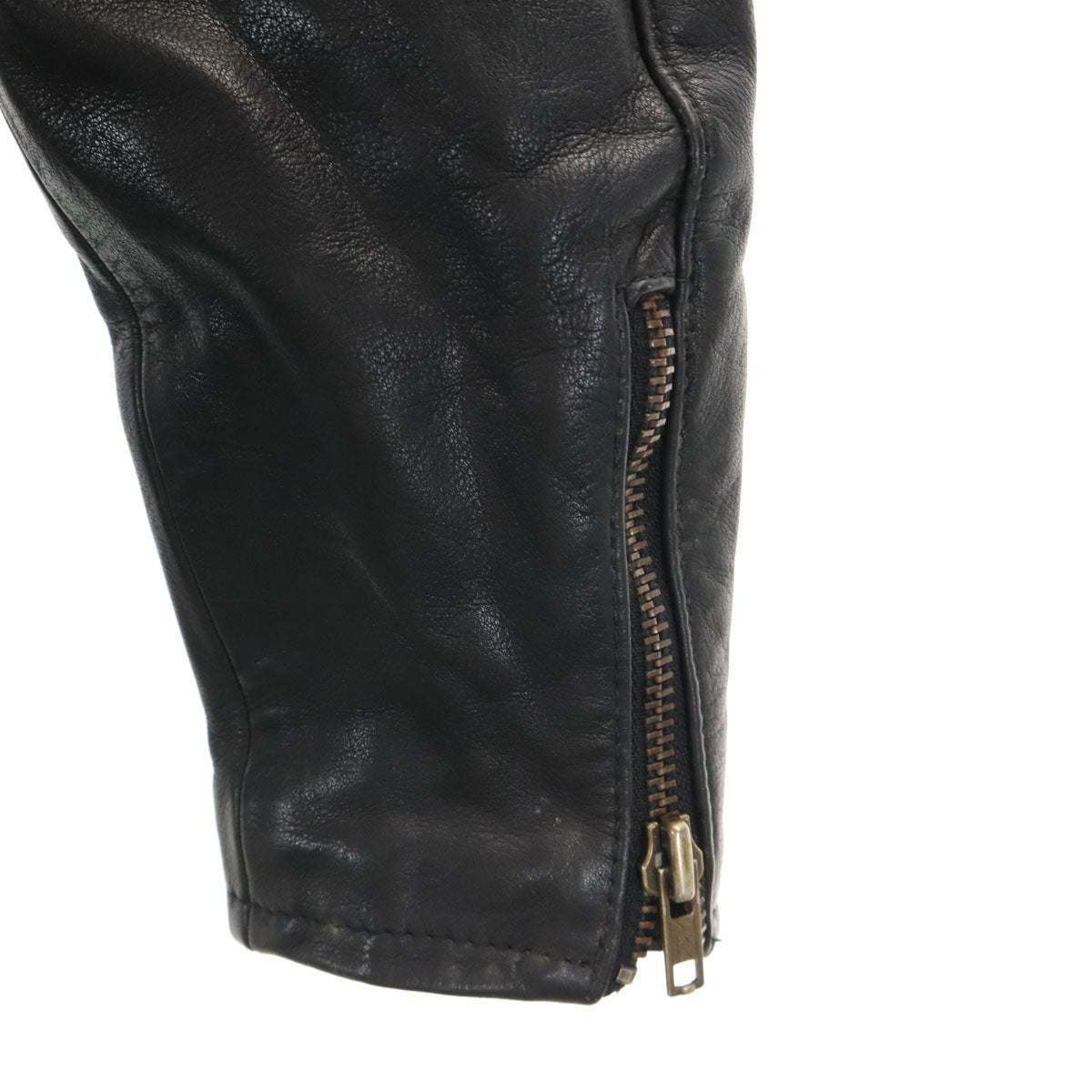 MQP レザー ライダースジャケット 40 ブラック メンズ