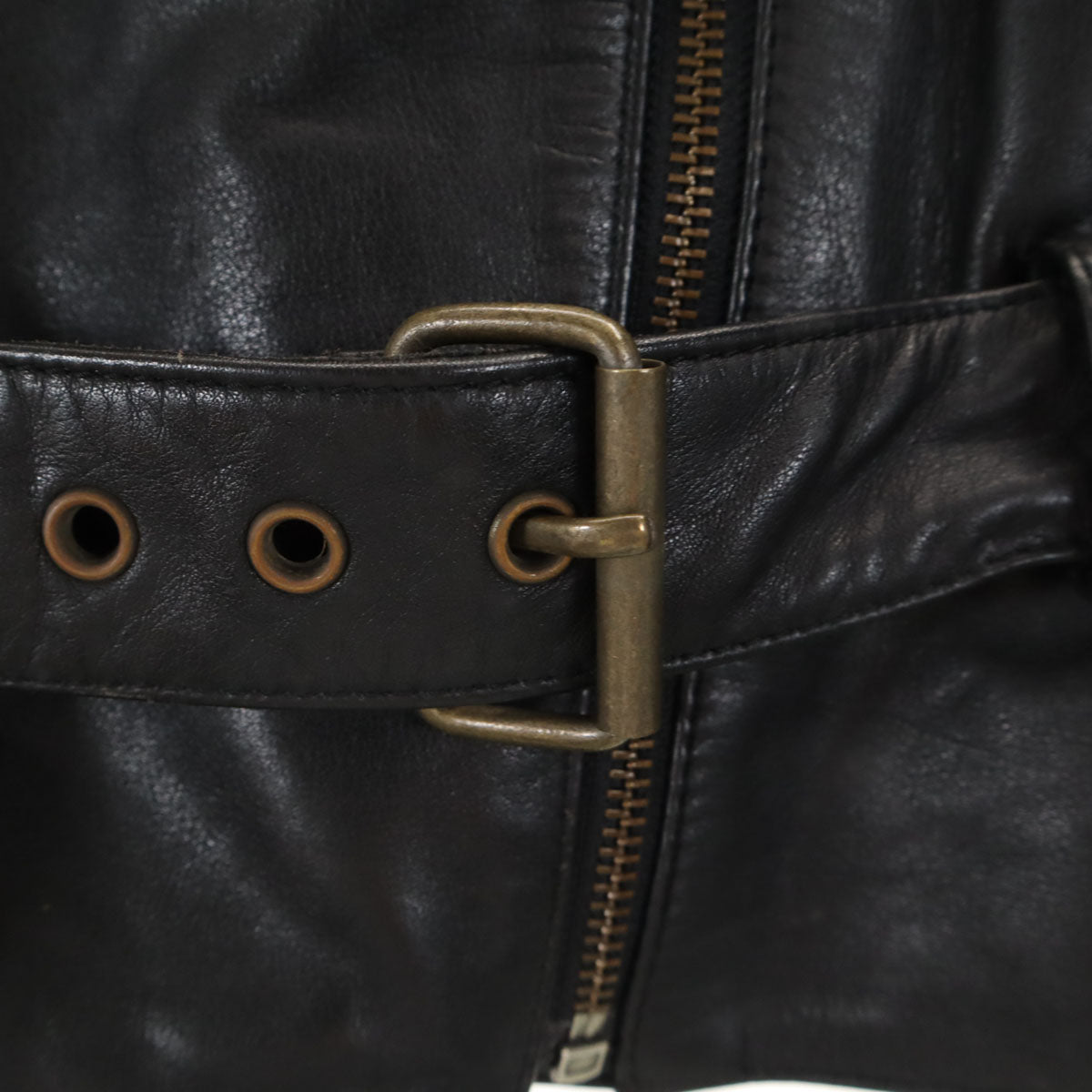 MQP レザー ライダースジャケット 40 ブラック メンズ