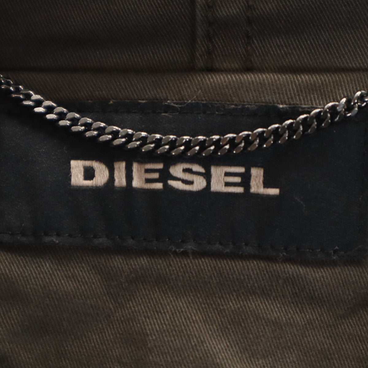 DIESEL ディーゼル ニット切替 ミリタリージャケット XS ブラウン レディース