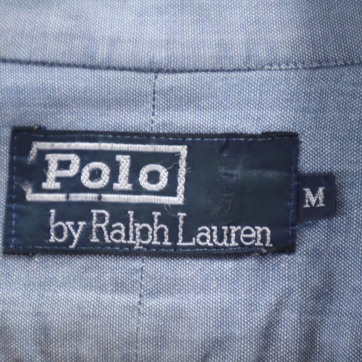 Polo by Ralph Lauren ポロバイラルフローレン 長袖 ボタンダウンシャツ M ブルーグレー メンズ