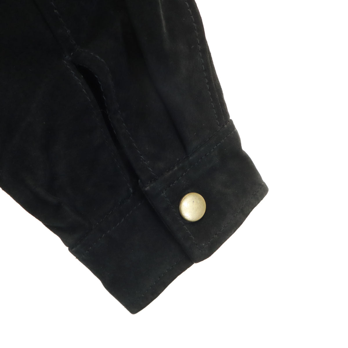 Pierucci ピエルッチ 豚革 レザージャケット S ブラック メンズ