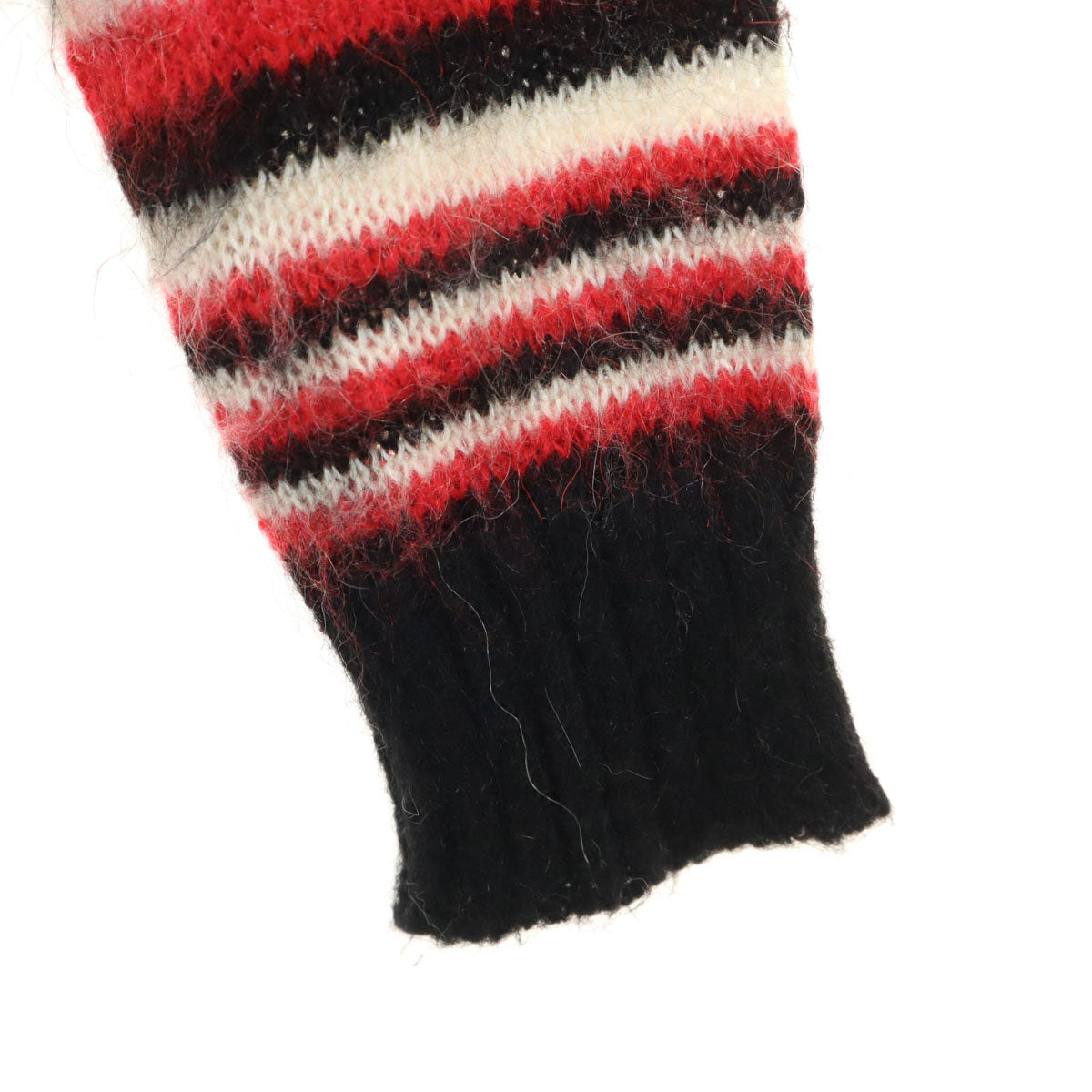 DIESEL ディーゼル イタリア製 ボーダー柄 長袖 Vネック ニットカーディガン S ブラック メンズ