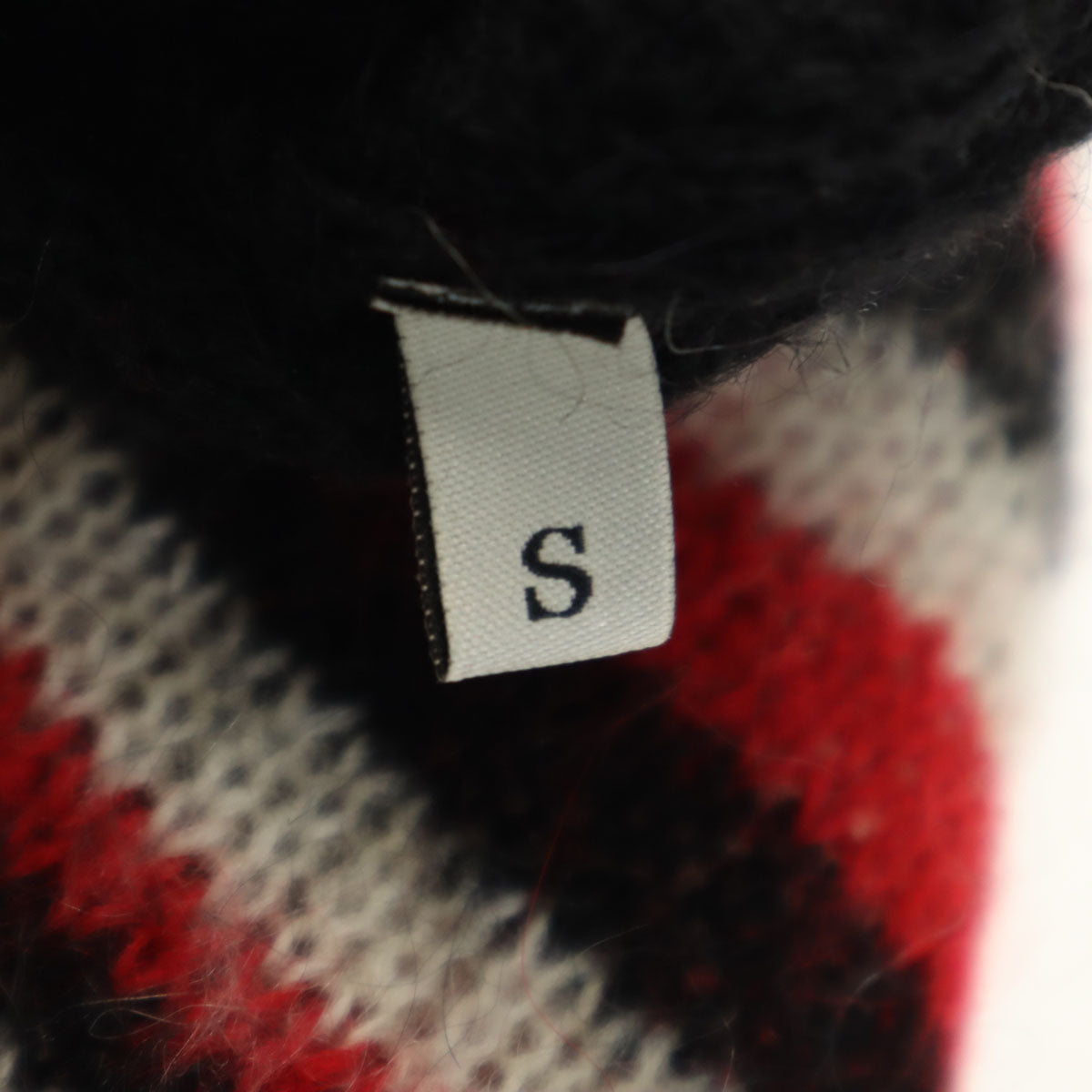 DIESEL ディーゼル イタリア製 ボーダー柄 長袖 Vネック ニットカーディガン S ブラック メンズ