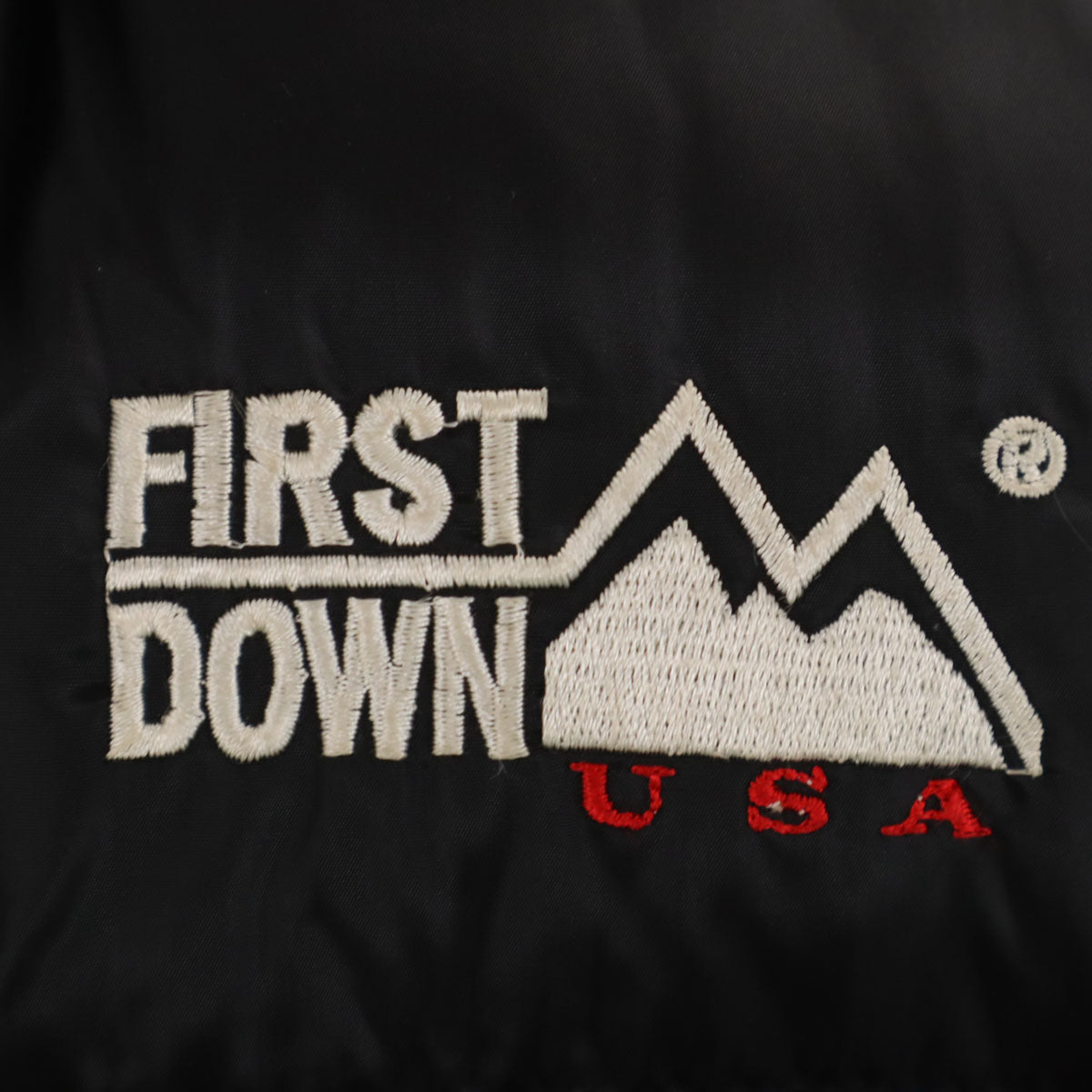 FIRSTDOWN ファーストダウン リバーシブル ダウンジャケット S ブラック メンズ