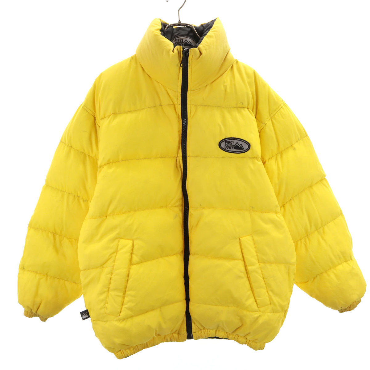 FIRSTDOWN ファーストダウン リバーシブル ダウンジャケット S ブラック メンズ