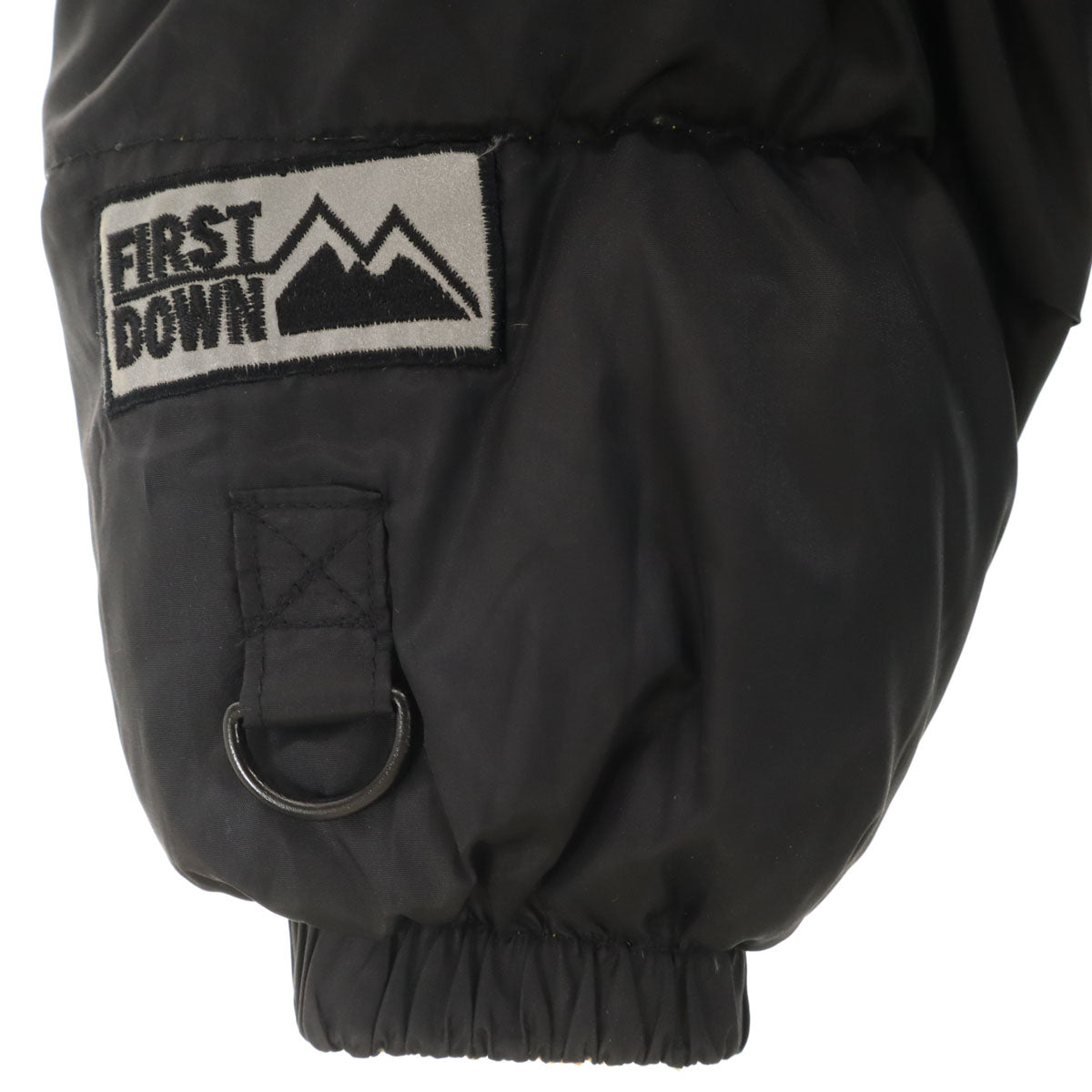 FIRSTDOWN ファーストダウン リバーシブル ダウンジャケット S ブラック メンズ