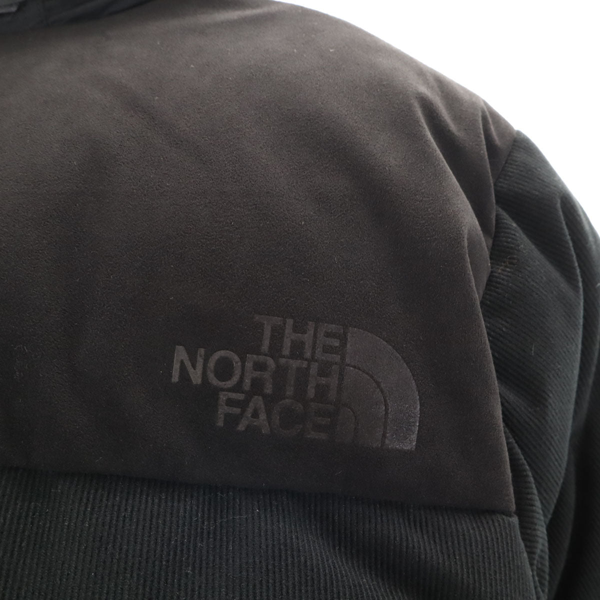 美品 THE NORTH FACE ノースフェイス 23FW コーデュロイ ヌプシ ダウンジャケット L ブラック ND92231R アウトドア メンズ