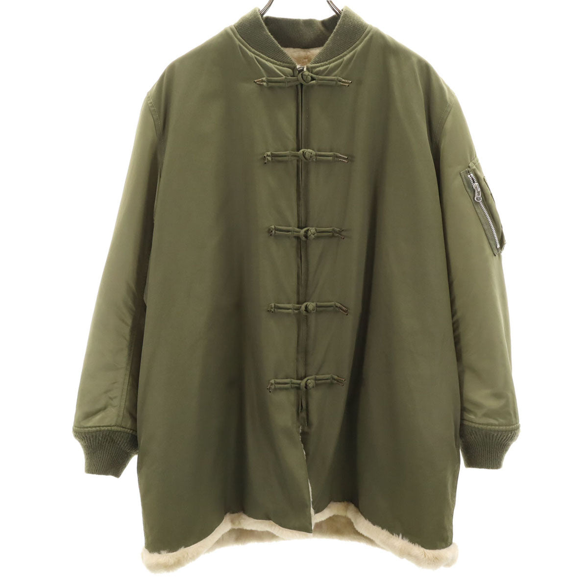 08sircus ゼロエイトサーカス リバーシブル フライトジャケット 1 オリーブ系 メンズ