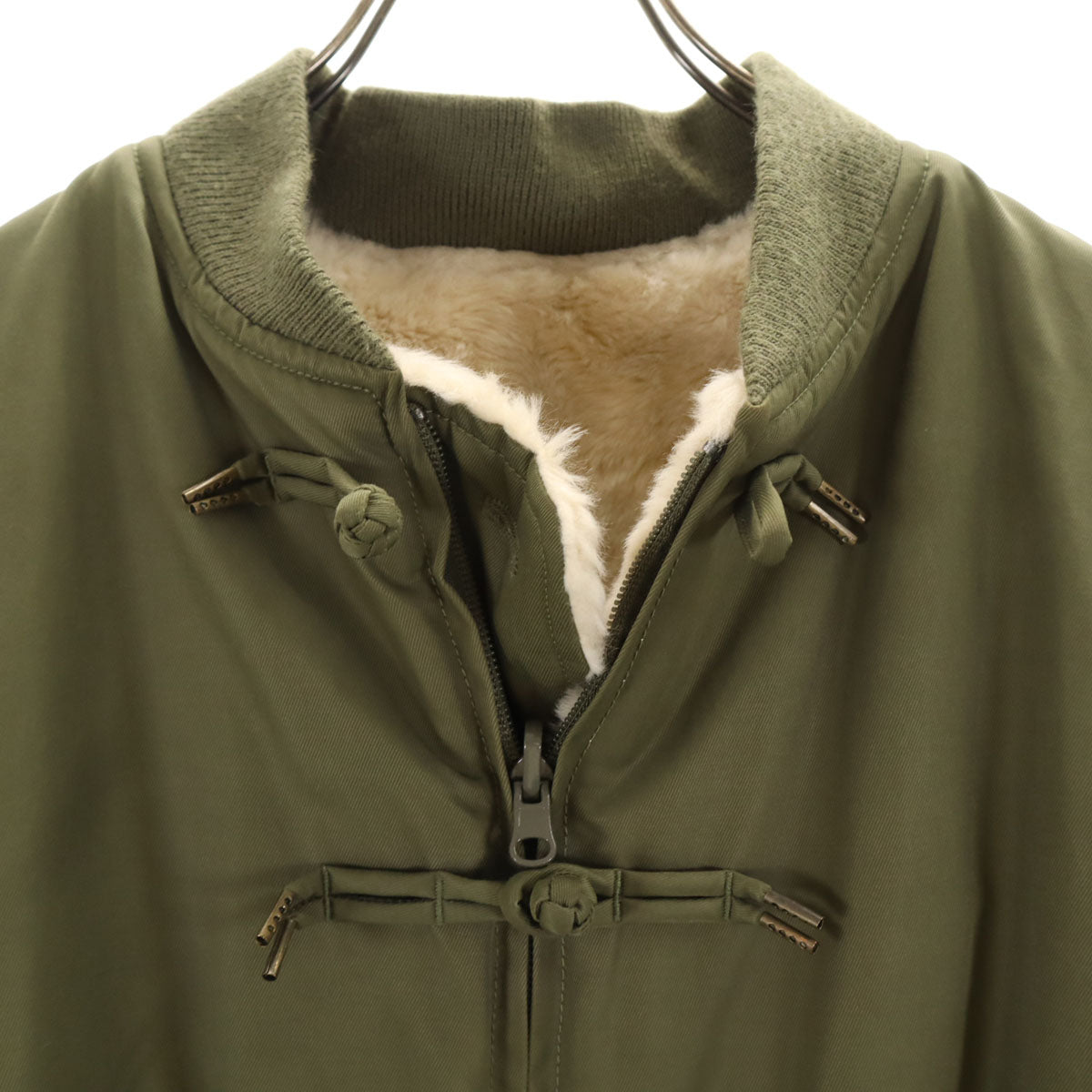 08sircus ゼロエイトサーカス リバーシブル フライトジャケット 1 オリーブ系 メンズ