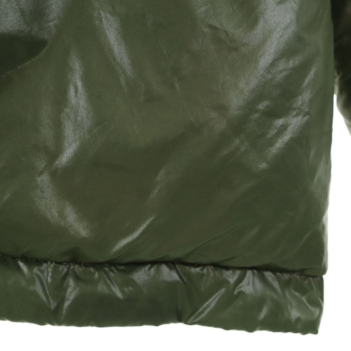 HUNTING WORLD ハンティングワールド ダウンジャケット 50 カーキ ラクーンファー付き メンズ