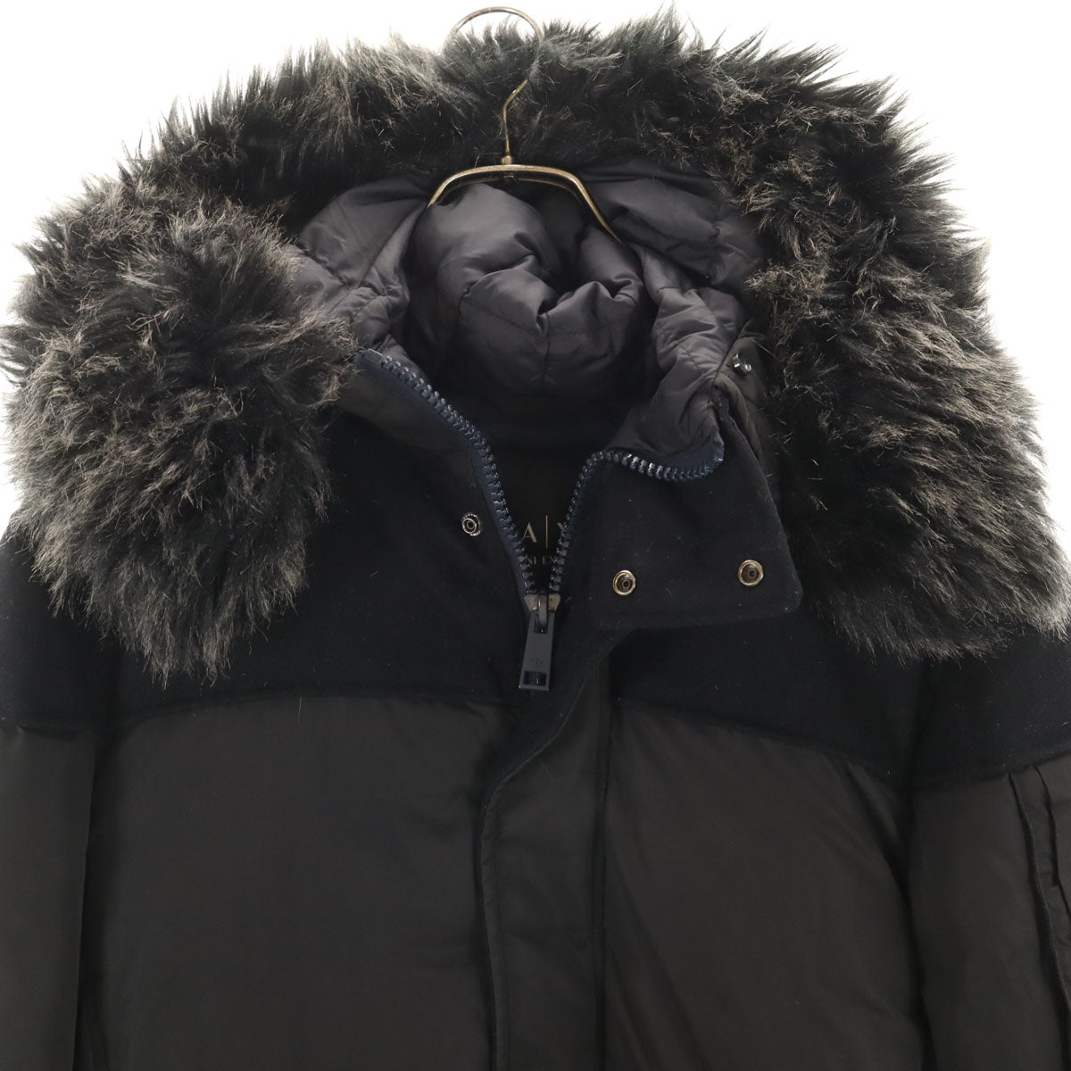 ARMANI EXCHANGE アルマーニエクスチェンジ ダウンジャケット M ブラック メンズ