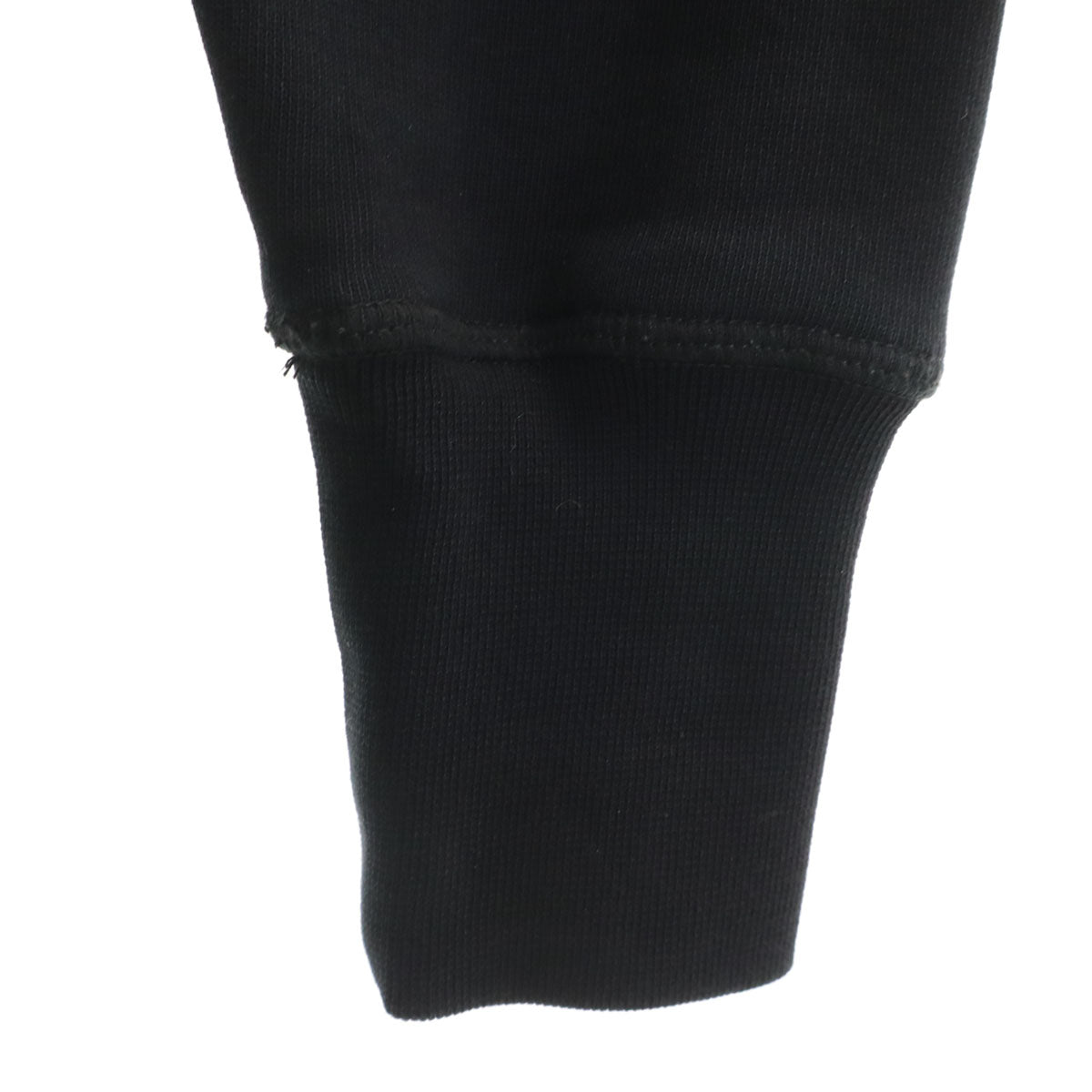 Alexander McQueen アレキサンダーマックイーン イタリア製 長袖 スウェット トレーナー 40 ブラック 裏起毛 レディース