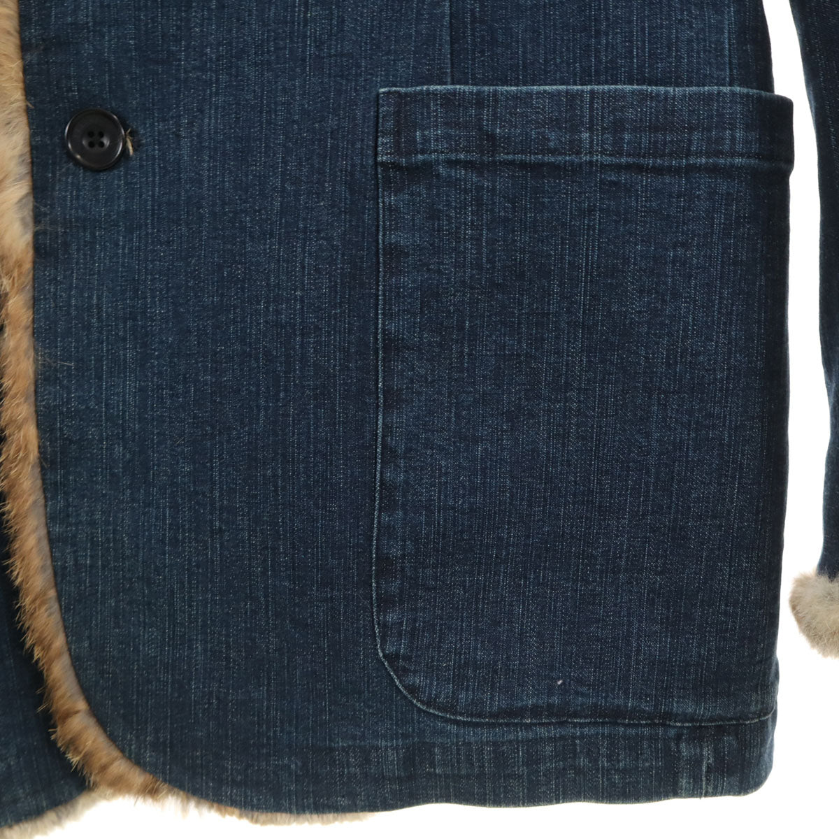 BURBERRY BLACK LABEL バーバリーブラックレーベル ラビットファー