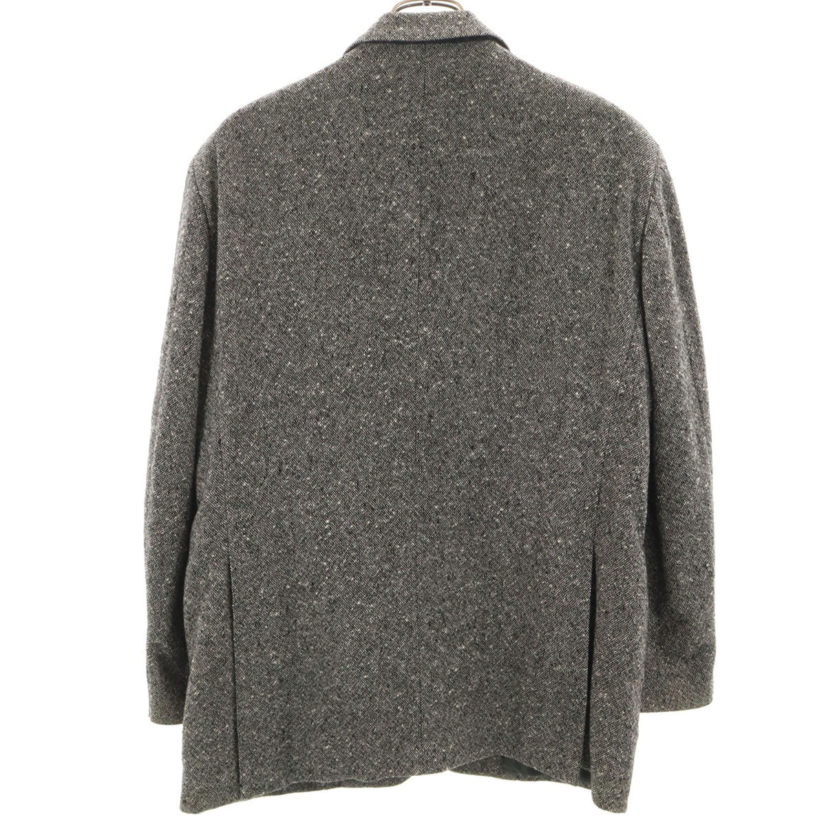 Burberrys バーバリーズ 90s 日本製 オールド ツイード テーラードジャケット AB5 ブラック系 三陽商会 メンズ