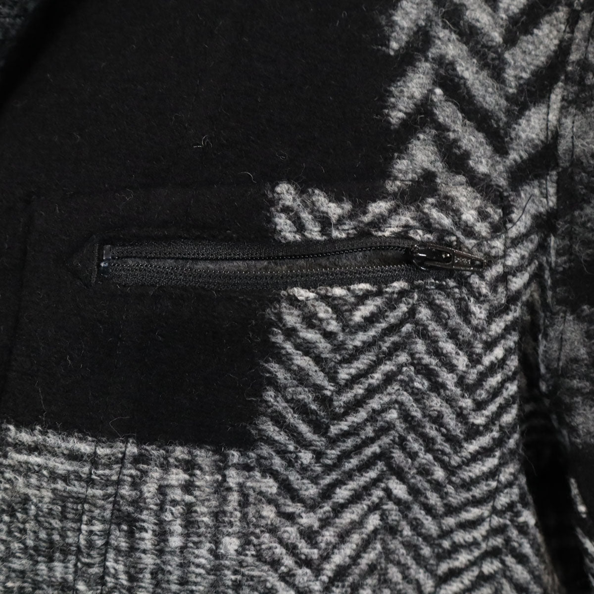 ENGINEERED GARMENTS エンジニアドガーメンツ USA製 総柄 ジャケット S ブラック系 メンズ