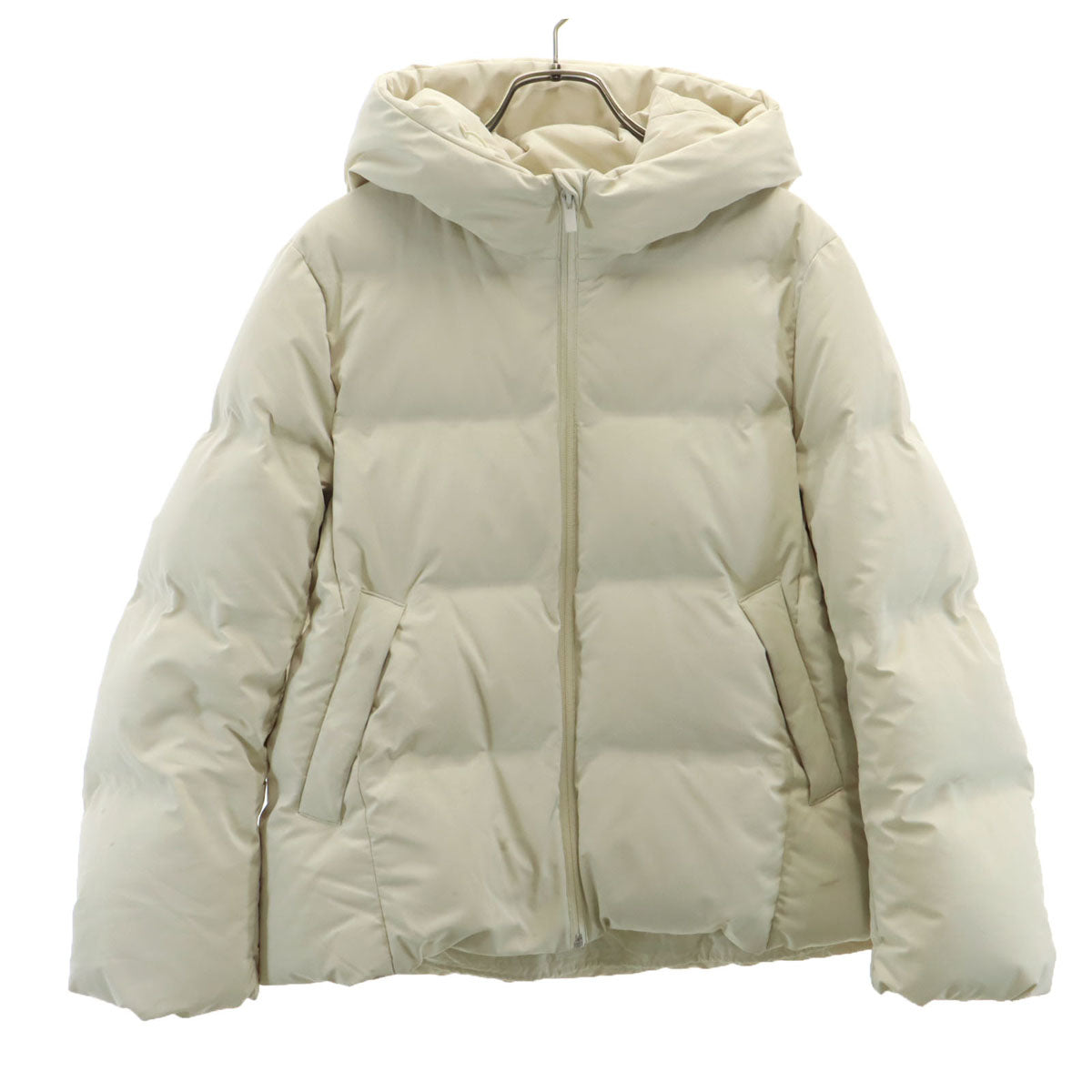 UNIQLO ユニクロ シームレス ダウンパーカ S オフホワイト レディース