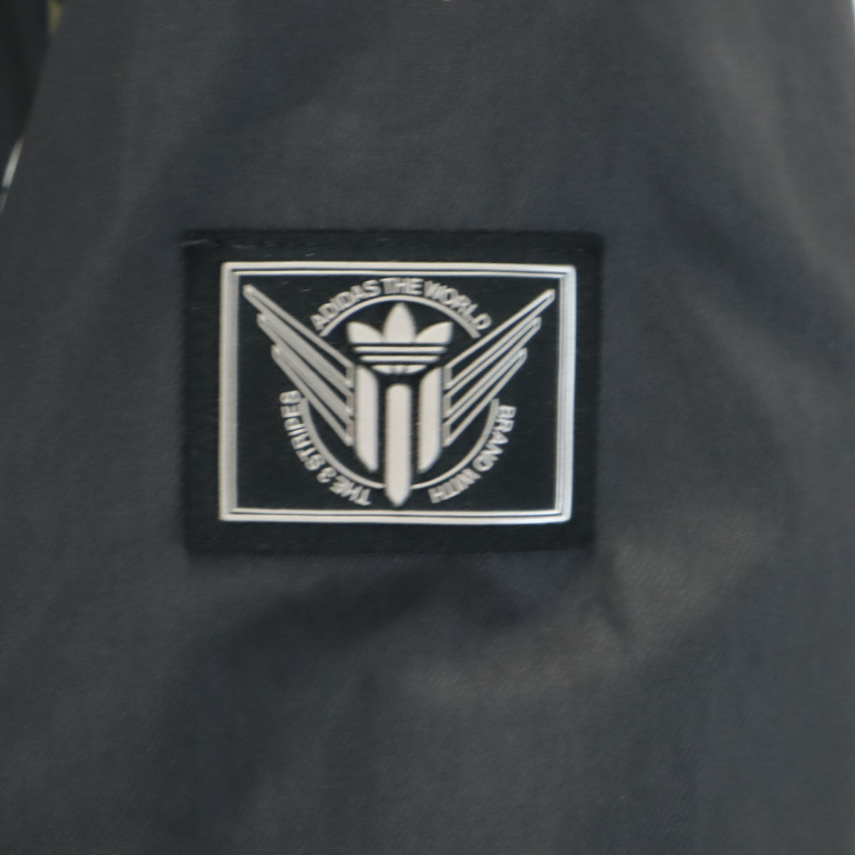 adidas アディダス 80s ヴィンテージ トレフォイル ナイロンジャケット L ブラック デサント社製 メンズ