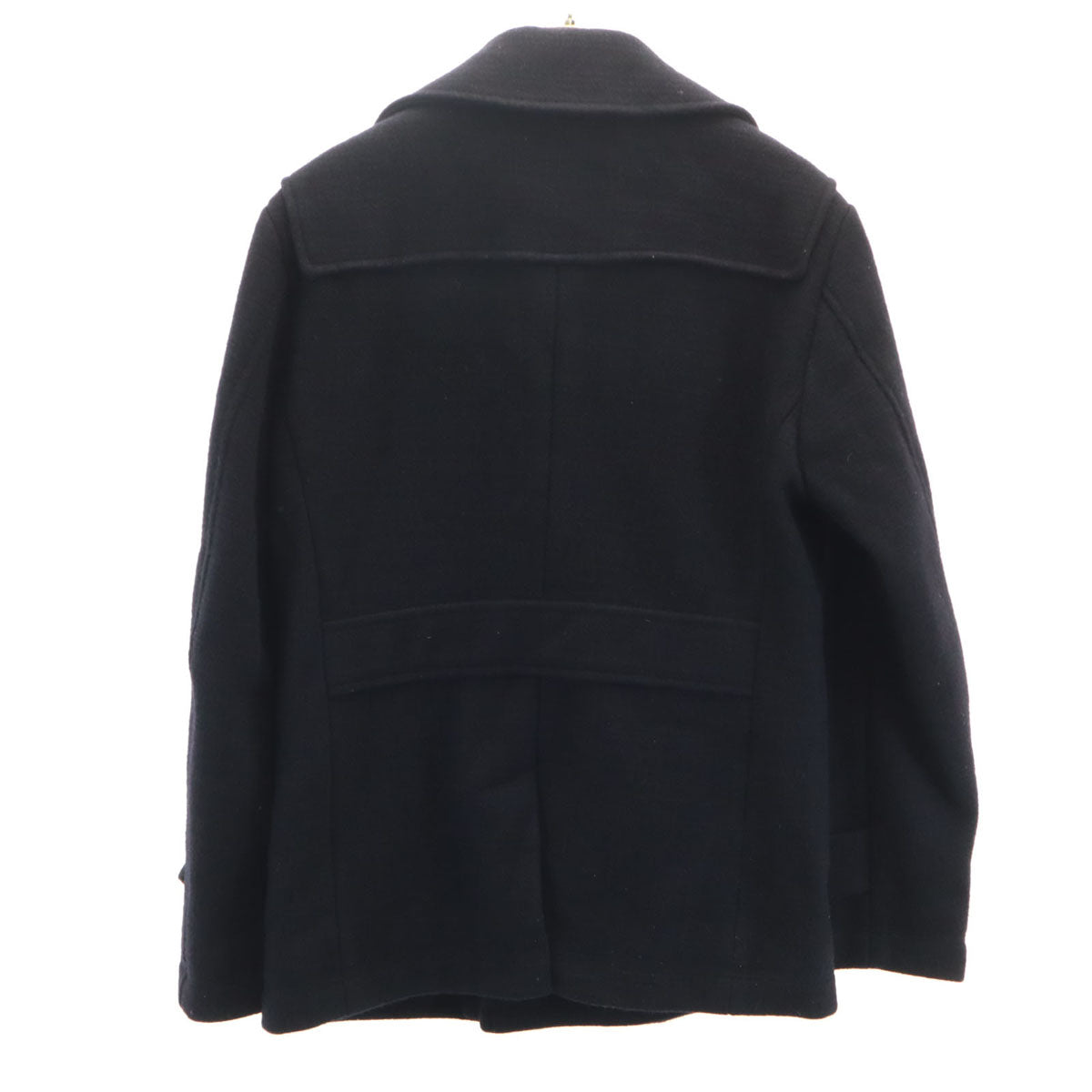 BURBERRY BLACK LABEL バーバリーブラックレーベル ウールブレンド ピーコート S ネイビー 三陽商会 メンズ