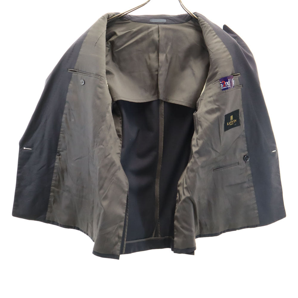 ✨️圧巻の色✨️LANVIN ランバン カーフスキン テーラードジャケット レッド ✨️圧巻の色✨️LANVIN ランバン カーフスキン テーラードジャケット