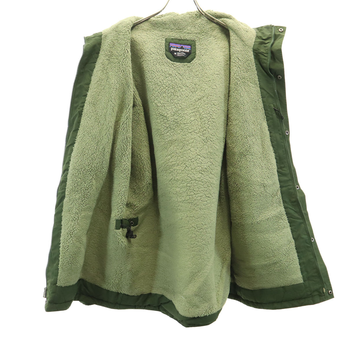 patagonia パタゴニア イスマス マウンテンパーカー M カーキ 27020FA13 アウトドア 裏ボア メンズ