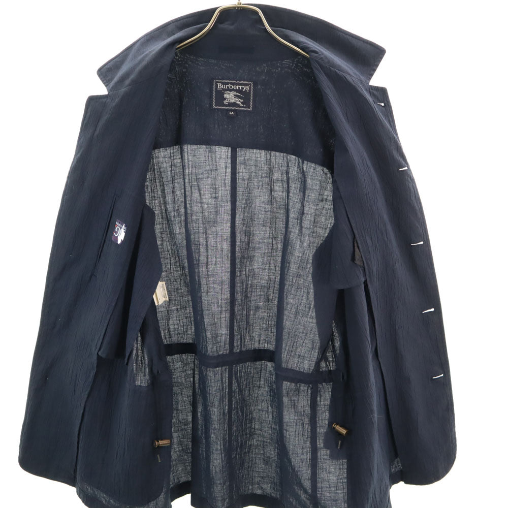 Burberrys バーバリーズ 90s オールド 日本製 ステンカラーコート LA ネイビー メンズ