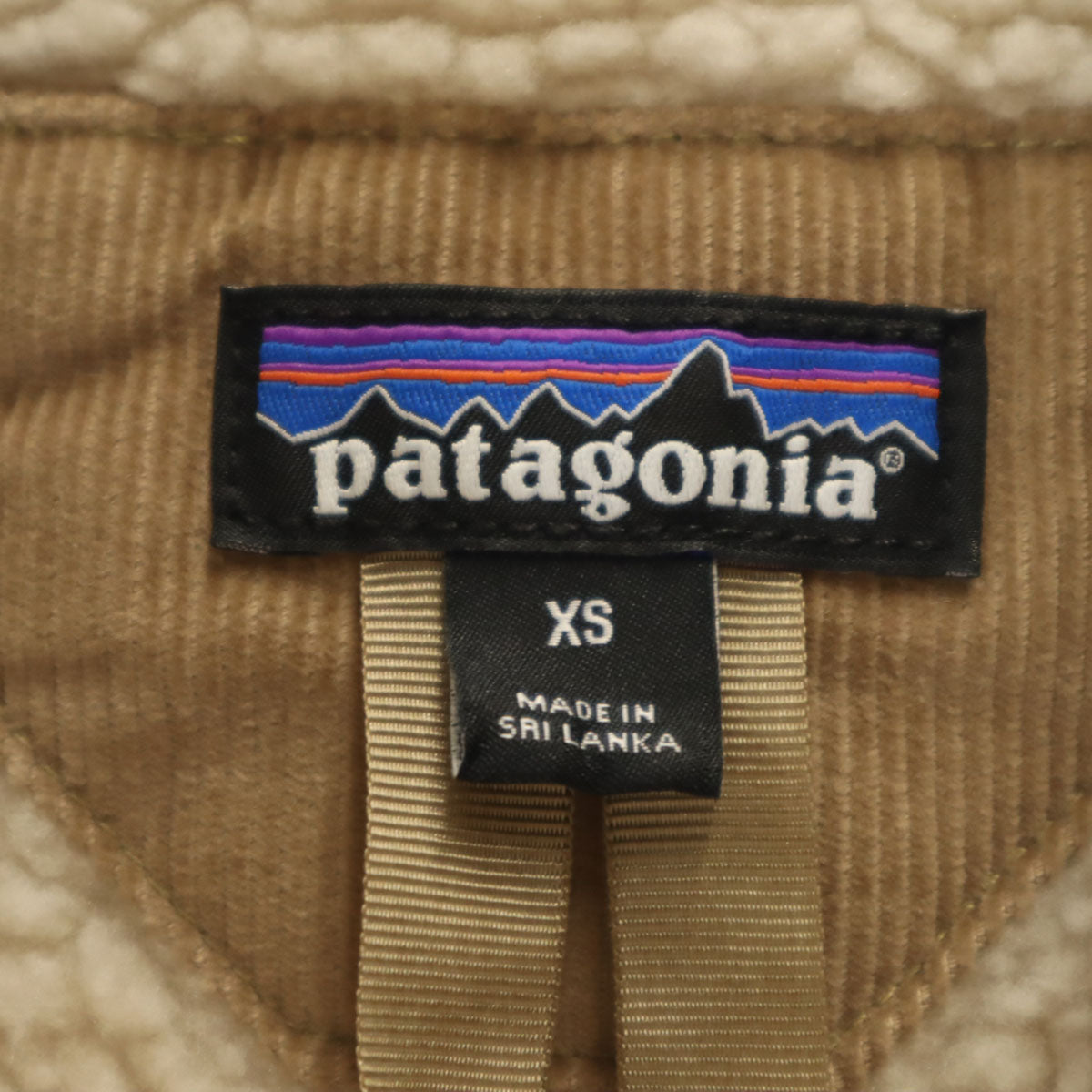 patagonia パタゴニア パイルラインド コーデュロイ トラッカー ジャケット XS ベージュ 26520FA20 アウトドア 裏ボア メンズ